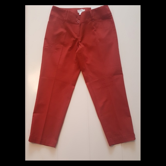 Loft fall color curvy cropped pants - Picture 2 of 8